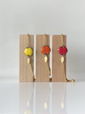 Bracelet chaînette réglable doré