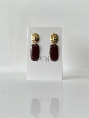 img_5077 Boucles d’oreilles ovales marron et doré