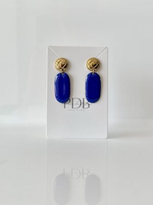 img_5083 Boucles d’oreilles ovales bleu et doré