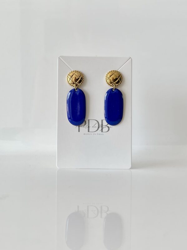 img_5083 Boucles d’oreilles ovales bleu et doré