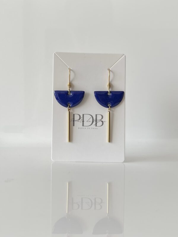 img_5089 Boucles d’oreilles pendantes bleu et doré