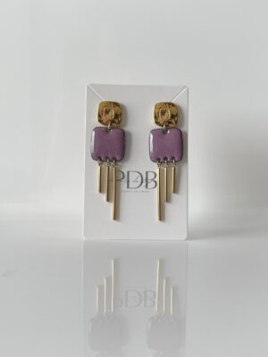 img_5110 Boucles d’oreilles bohèmes vieux rose et doré