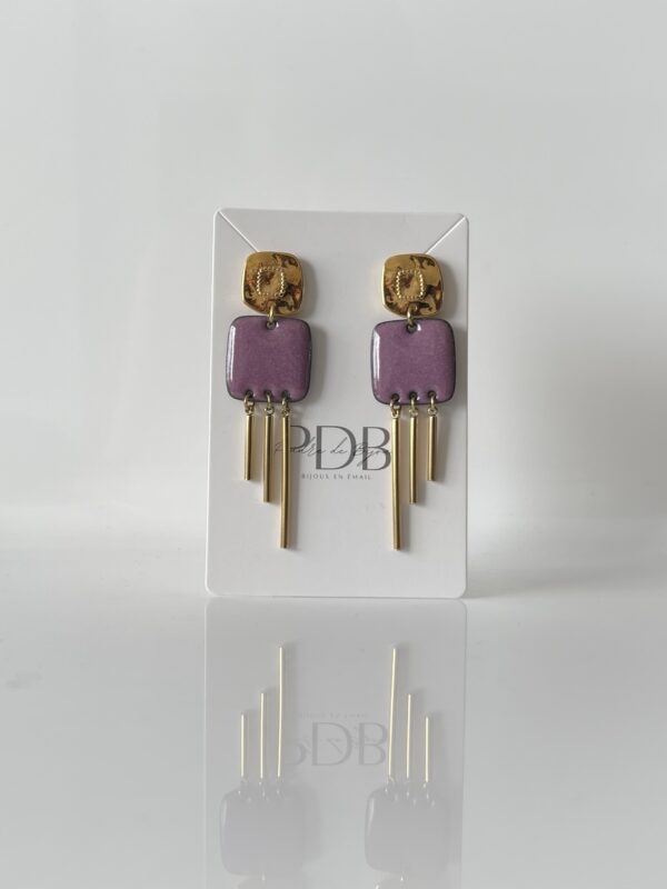 img_5110 Boucles d’oreilles bohèmes vieux rose et doré