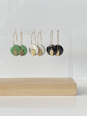 Boucles d’oreilles créoles rondes