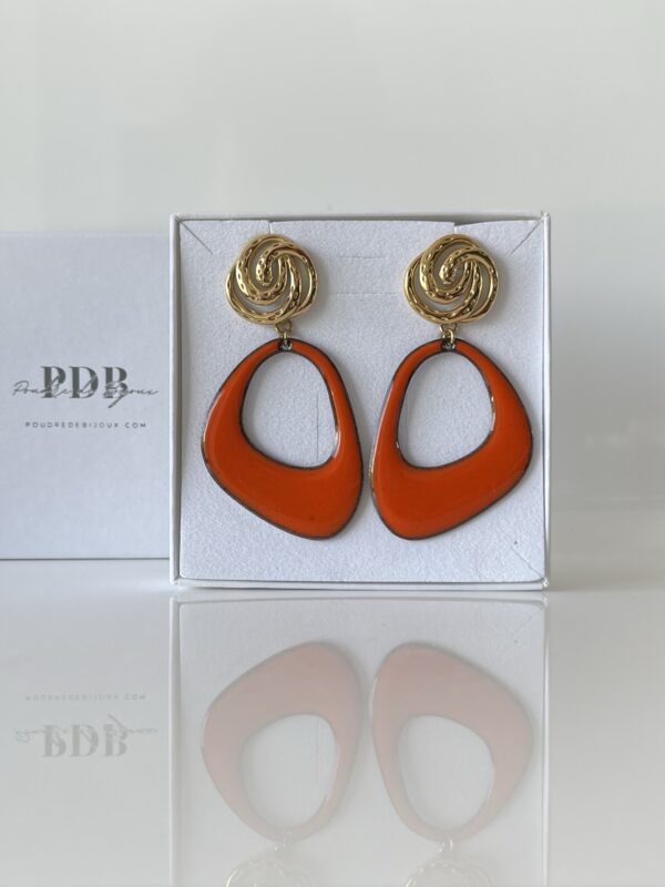 img_5300-2 Boucles d’oreilles pendantes orange doré