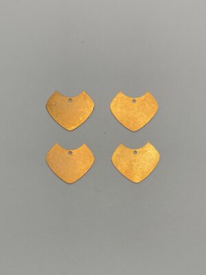 Lot d’ébauches en cuivre pour émaillage lot de 4