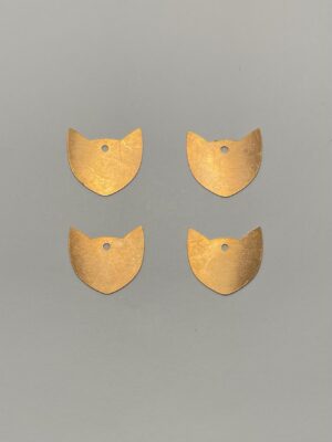 Lot d’ébauches en cuivre pour émaillage lot de 4