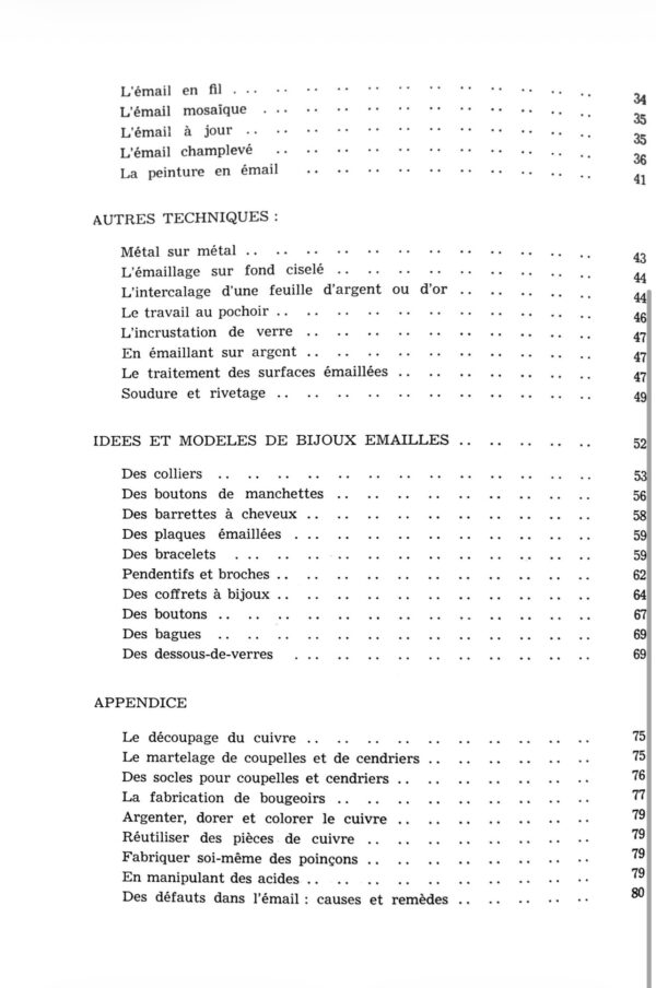 screenshot-3 Livre d’occasion Savoir faire des émaux