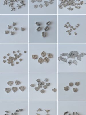 screenshot-4 Lot de breloques et connecteurs en acier inoxydable - Lot de 200 pièces