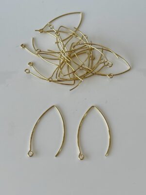 img_6226 Lot de boucles d’oreilles en acier inoxydable doré - Lot de 100 paires