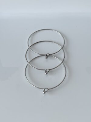 img_6253 Bracelet jonc en acier inoxydable - Lot de 3 pièces