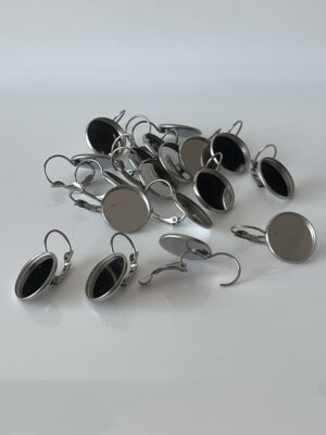 img_6263 Dormeuses en acier inoxydable pour cabochon - Lot de 9 paires